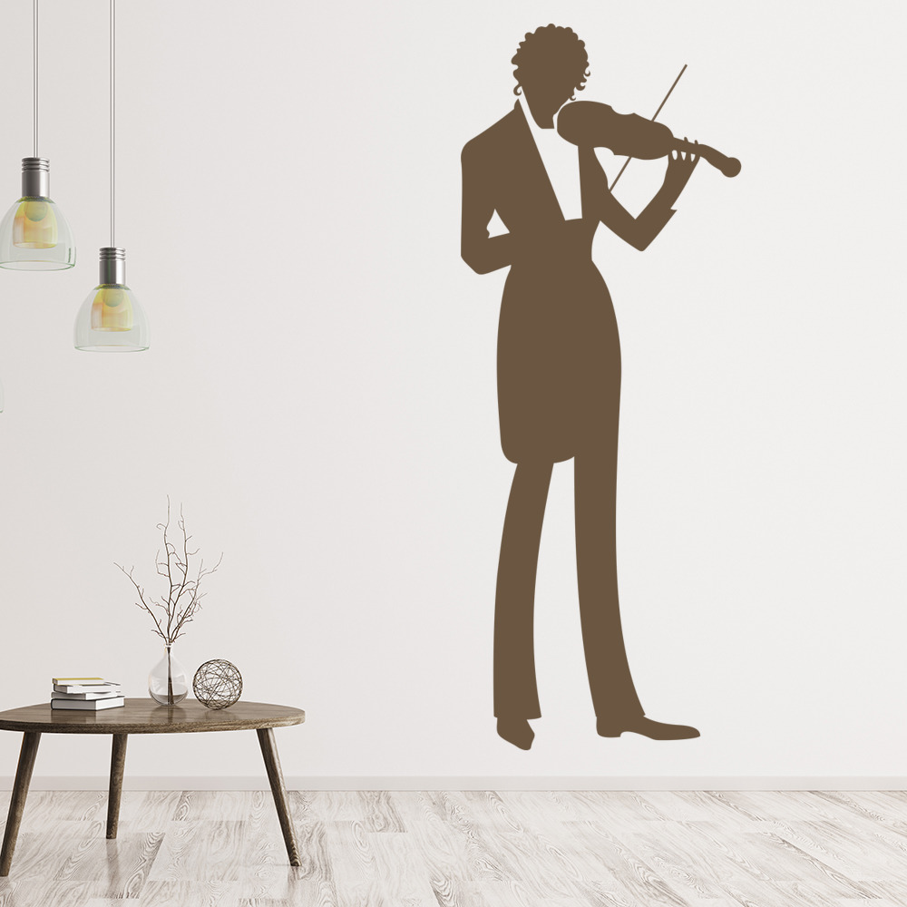 Violinist Violin Music Wall Sticker
