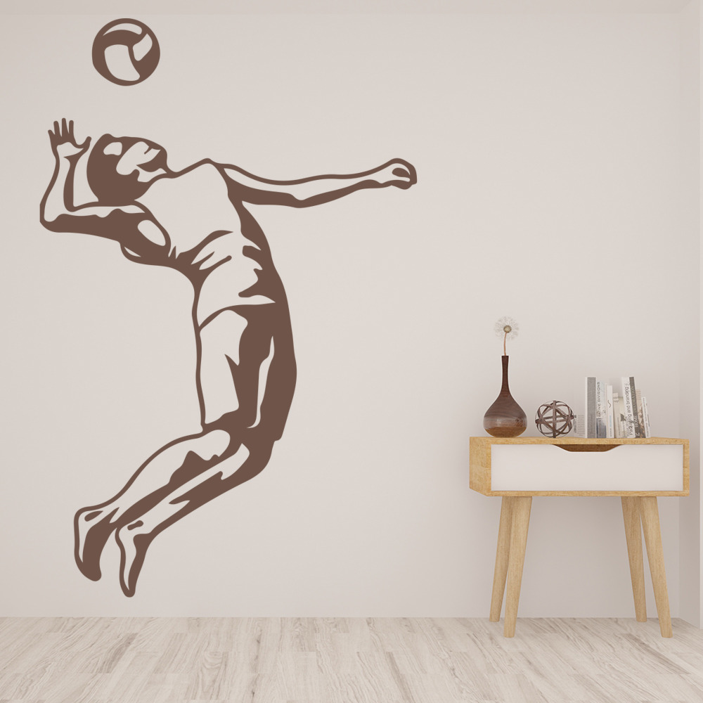 Volleyball Player Beach Volleyball Wall Sticker