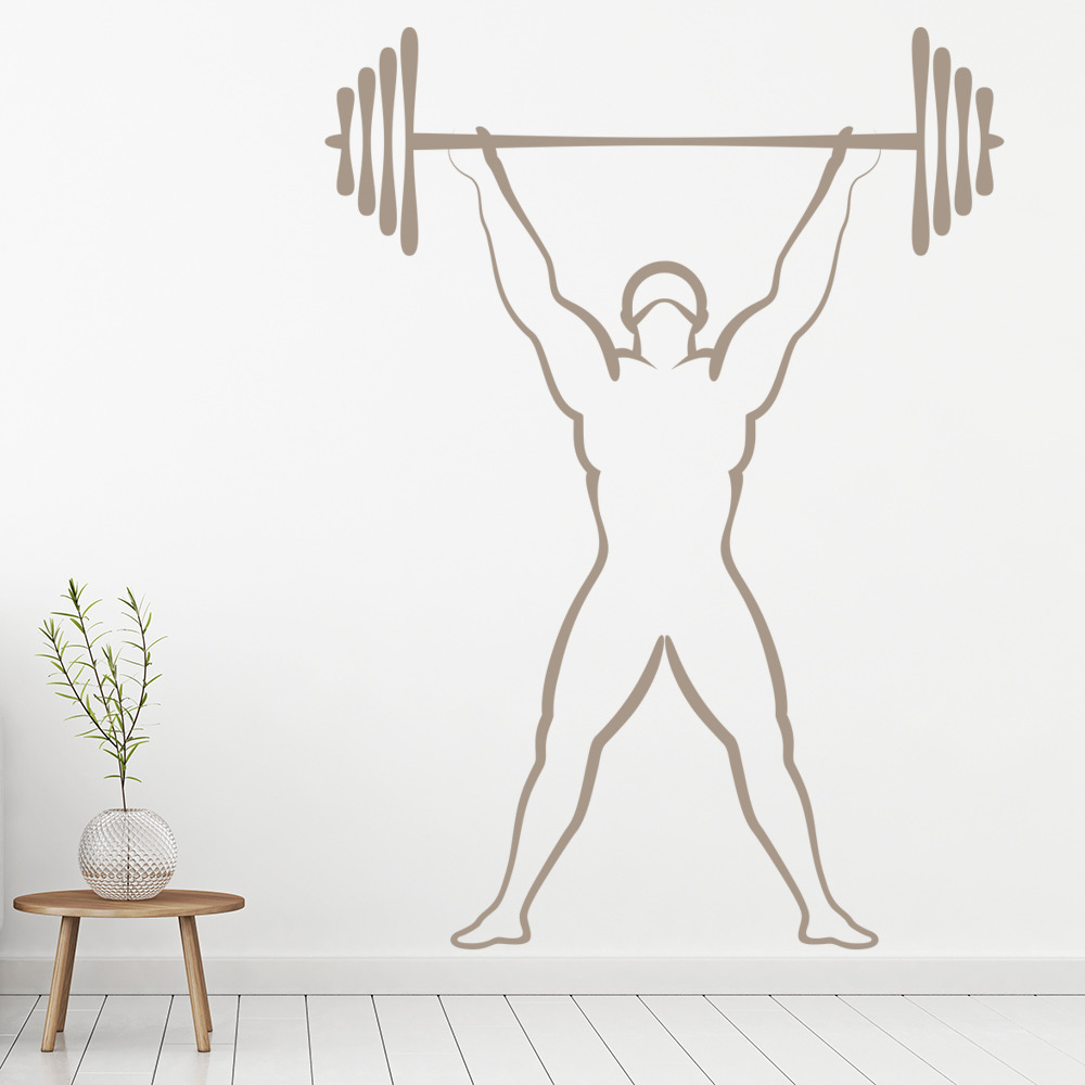 Weight Lifter Athletics Sports Wall Sticker