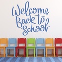 Welcome Back School Quote Wall Sticker