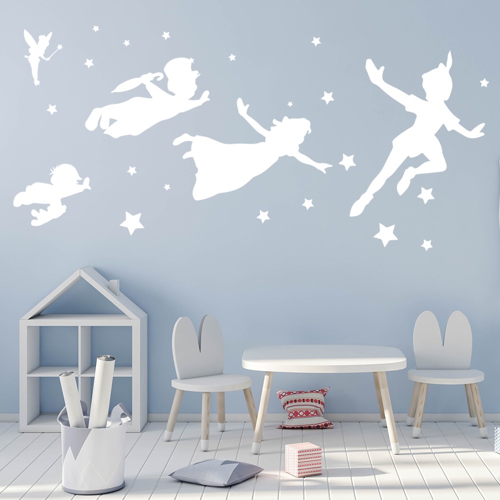 Wendy, Tinkerbell & Peter Pan Wall Sticker