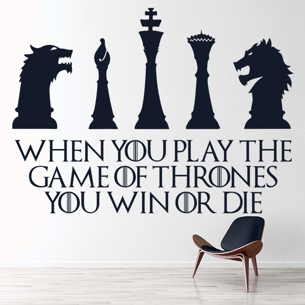 Win Or Die Quote Game Of Thrones Wall Sticker