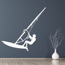 Windsurfer Sailboard Wall Sticker