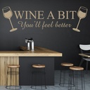 Wine A Bit Alcohol Wall Sticker