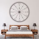 World City Clock New York Paris Wall Sticker