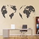 World Globes World Maps Wall Sticker