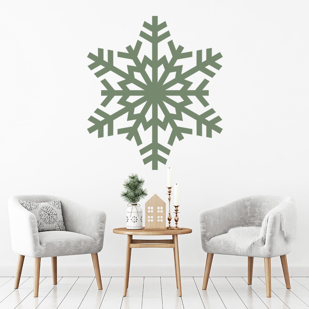 Xmas Snowflake Winter Christmas Wall Sticker