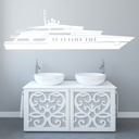 Yacht Boat Ships Sailing Wall Sticker