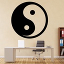Ying & Yang Symbol Peace Love Wall Sticker