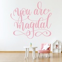 You Are Magical Fairytale Quote Wall Sticker