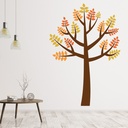 Autumn Tree Yellow Leaves Wall Sticker