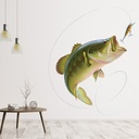 Bass Fish Fishing Wall Sticker