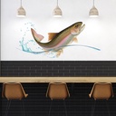 Trout Fish Fishing Wall Sticker
