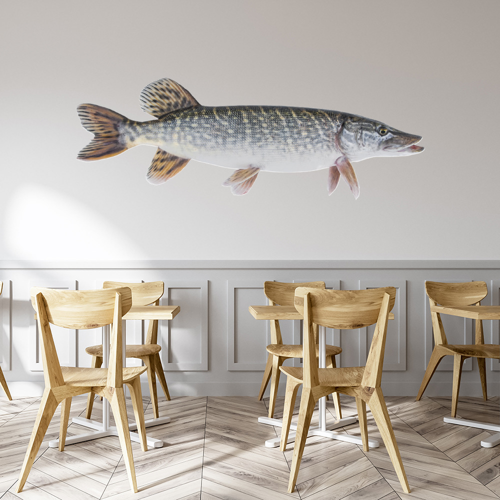 Pike Fish Kitchen Wall Sticker