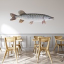 Pike Fish Kitchen Wall Sticker