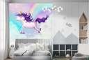 Rainbow s & Unicorn Wall Mural Wallpaper