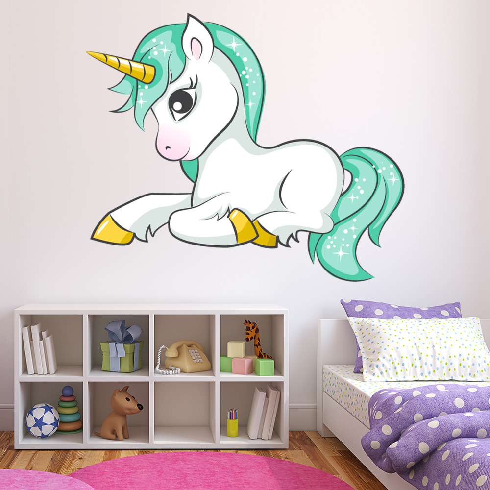 Unicorn Stars Fairytale Fantasy Wall Sticker