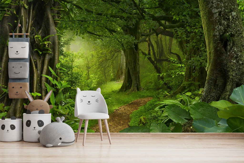 Into The Jungle Wall Mural Wallpaper