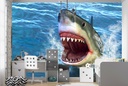 Shark Attack Wall Mural Wallpaper