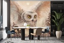 Snow Owl Winter Forest Wall Mural Wallpaper