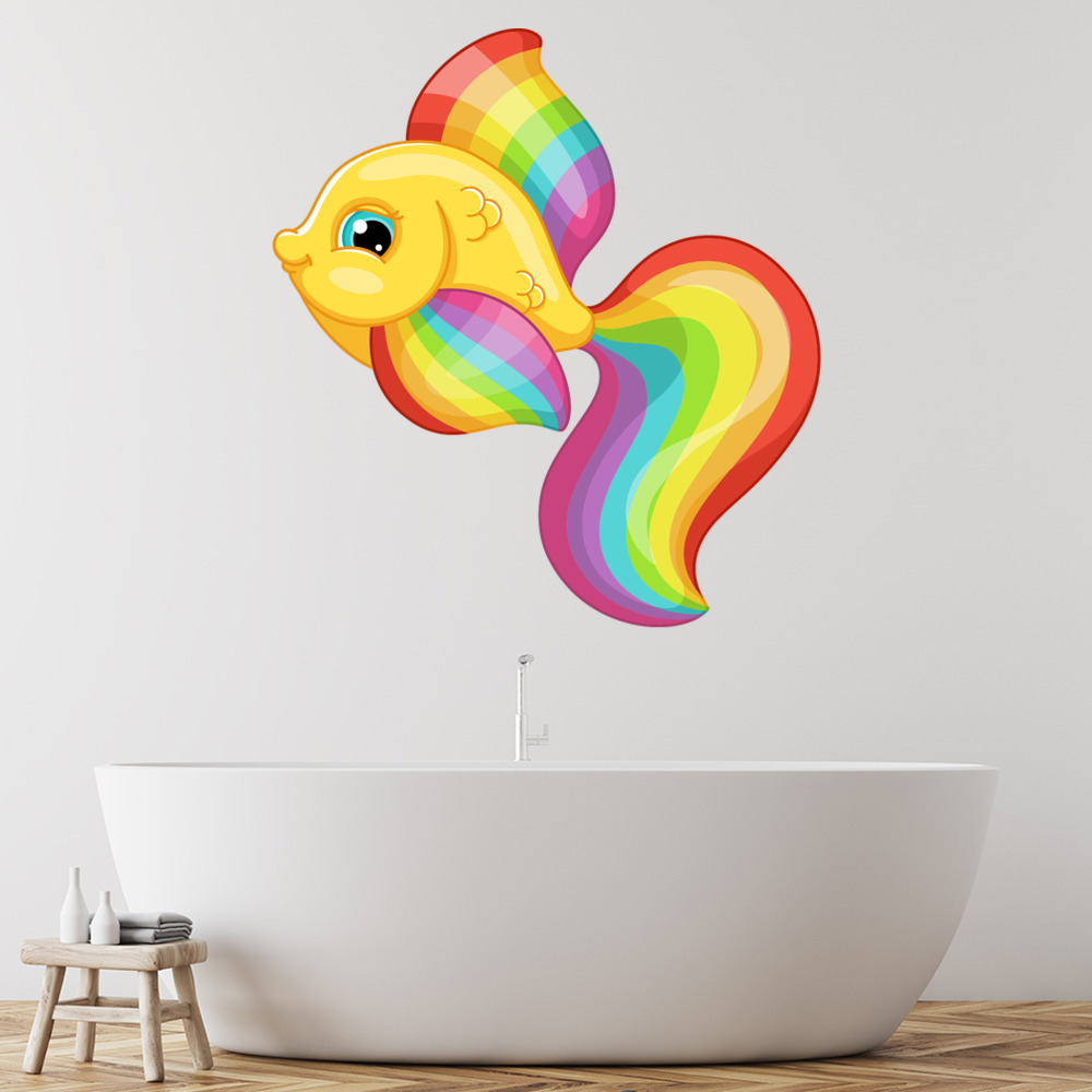Rainbow Fish Wall Sticker