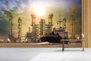 Oil Rig Wall Mural Wallpaper