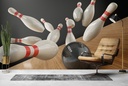 Bowling Strike Bowl Wall Mural Wallpaper