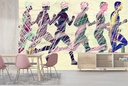 Running Fitness Sports Wall Mural Wallpaper