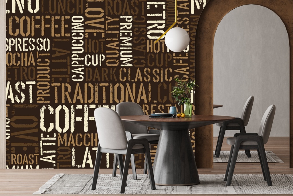 Coffee Cafe Shop Wall Mural Wallpaper
