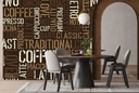 Coffee Cafe Shop Wall Mural Wallpaper