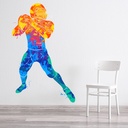American Football Player Sports Art Wall Sticker