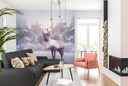 Reindeer Forest Christmas Wall Mural Wallpaper