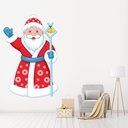 Father Christmas Santa Claus Wall Sticker - Mod1