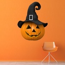 Halloween Pumpkin Jack O Lantern Wall Sticker