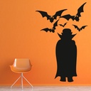 Vampire Bat Halloween Wall Sticker - Mod9