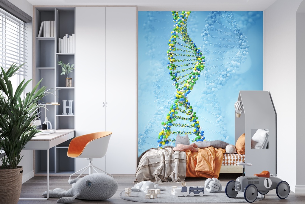 DNA Molecules Physics Science Wall Mural Wallpaper
