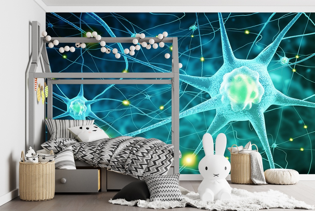 Nerve Cells Biology Science Wall Mural Wallpaper