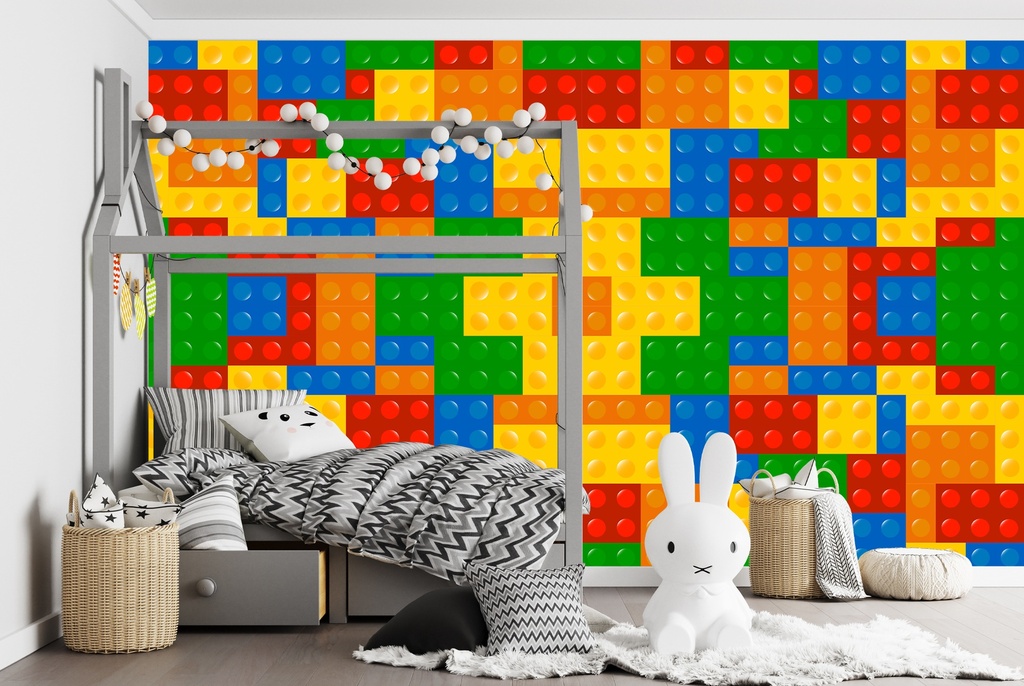 Lego Bricks Kids Wall Mural Wallpaper