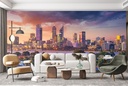 Perth City Skyline Australia Skyline Wall Mural Wallpaper
