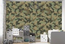 Green Camouflage Army Soldier Wall Mural Wallpaper