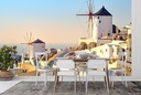 Santorini Sunset Greece Wall Mural Wallpaper