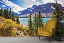 Mountain Lake Canada Landscape Wall Mural Wallpaper
