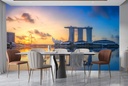 Singapore Skyline Wall Mural Wallpaper