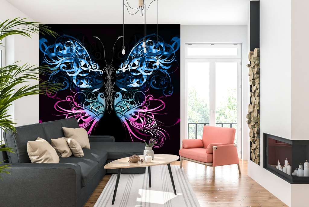Butterfly Art Wall Mural Wallpaper