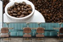 Coffee Beans Cafe Kitchen Wall Mural Wallpaper