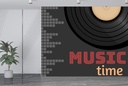 Music Time Vinyl Record Wall Mural Wallpaper