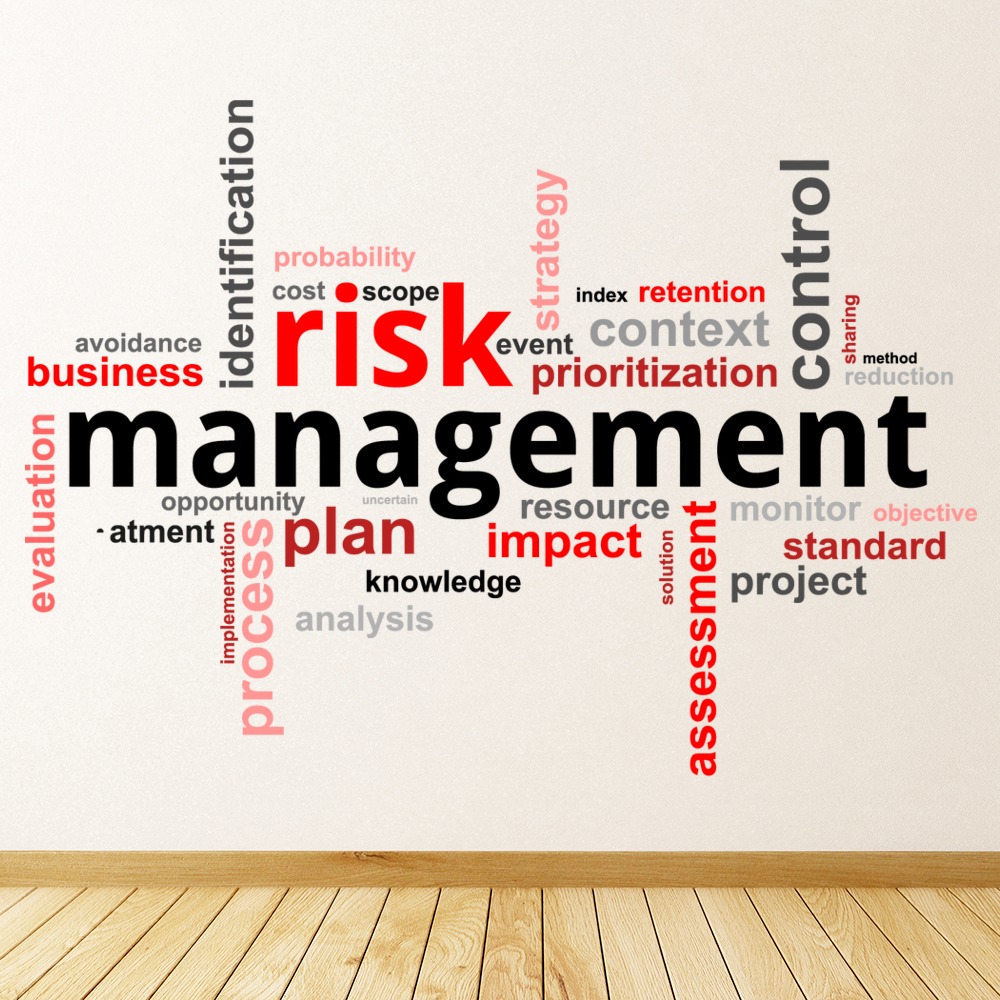 Risk Management Business Office Wall Sticker