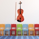 Viola Violin Instruments Wall Sticker