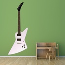 Electric Guitar Explorer Style Wall Sticker