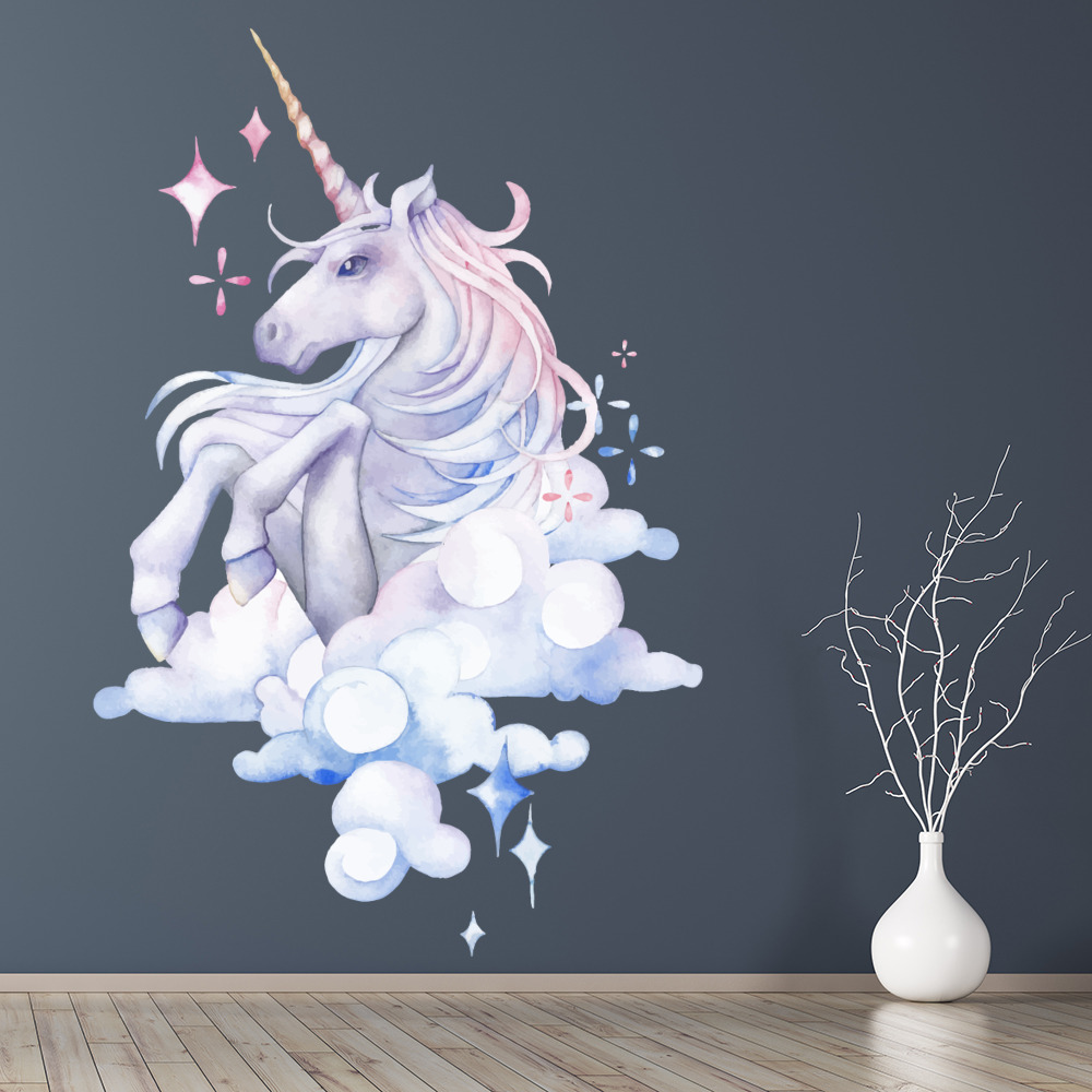 Unicorn Sparkle Fairytale Wall Sticker